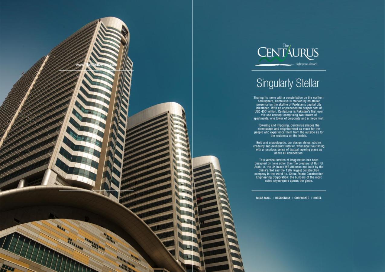 Centaurus Hotel Suites Исламабад Екстериор снимка